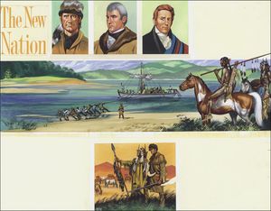 The New Nation art by Ron Embleton