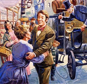 Thomas Lipton, Founder of the Grocery Business art by Cecil Doughty