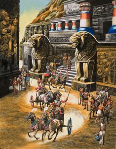 The Hittites art by Ron Embleton