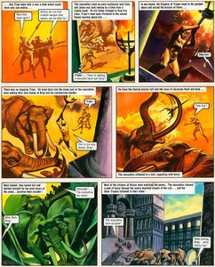 The Trigan Empire: Look and Learn issue 681(a) art by Ron Embleton
