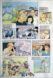 Jason Donovan Story C (TWO pages) art by Maureen & Gordon Gray