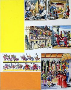 The Age of Chivalry: Before the Battle art by Dan Escott