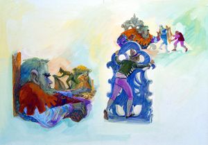 Jack & The Beanstalk - Fools Gold art by Gwen Green