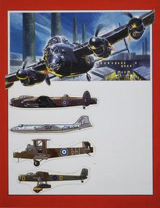 50 years with the R.A.F. art by Wilf Hardy