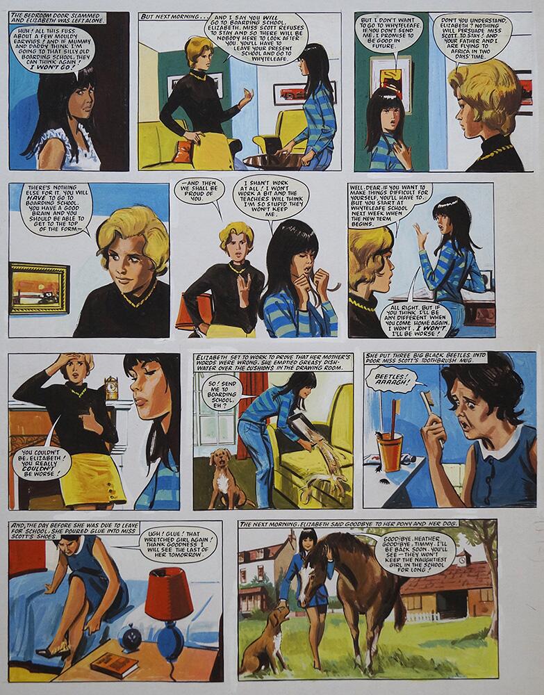 Page 2 of 3 page episode art by Tony Higham
