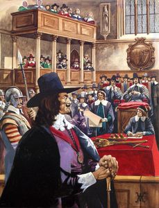The Trial of King Charles I art by Peter Jackson