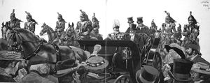 King Edward VII in France art by Richard Hook