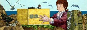 Gulliver's Travels: Voyage to Brobdingnag - Boxed art by Richard Hook