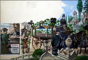The Funeral Club art by Peter Jackson