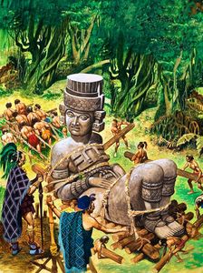 Mayans - The First American Indians art by Peter Jackson