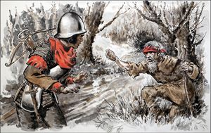 Pals - Merrie Olde England - The Beggar art by Mike Hubbard