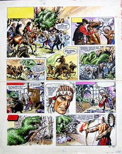 Blackbow the Cheyenne 16/49 art by Frank Humphris
