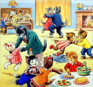 Num Num and His Funny Family: Party Time art by Gordon Hutchings