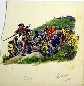 The Battle of Bannockburn art by Peter Jackson