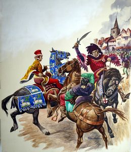 The Death of Wat Tyler art by Peter Jackson