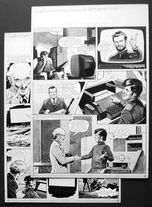 Number 13 Marvel Street - Fame At Last! (TWO pages) art by Bill Lacey
