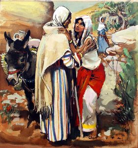 Bible Story 5 The Story of Ruth art by William Francis Marshall