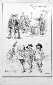 Cavaliers & Roundheads art by Robert Wilson Matthews