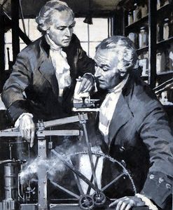 James Watt art by Frank Marsden Lea