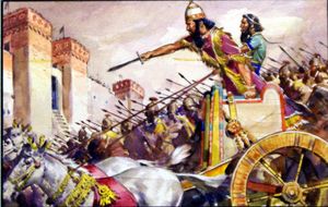 Siege of Jerusalem art by James E McConnell