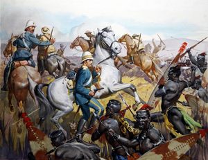The Death of Louis Napoleon art by James E McConnell