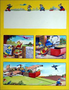 Dicky and Dolly Go Flying art by Harold McCready