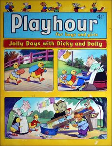 Dicky and Dolly  All Washed Up art by Harold McCready