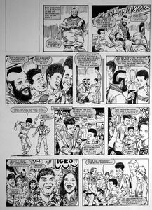 The A-Team: Hall of Mirrors (TWO pages) art by Barrie Mitchell