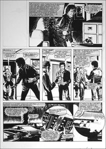 Knight Rider - Holy Moley (TWO pages) art by Barrie Mitchell