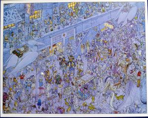 The Street 6 art by Moebius (Jean Giraud) and Geof Darrow