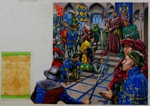 Dynasties of Destiny: The Men Who Ruled Burgundy art by Roger Payne