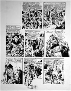 Robin of Sherwood: Herne (TWO pages) art by Mike Noble