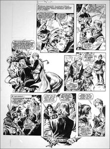 Robin of Sherwood: Jealousy (TWO pages) art by Mike Noble