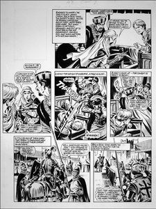 Robin of Sherwood: Joust (TWO pages) art by Mike Noble