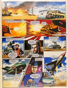 Thunderbirds Firefly art by Keith Page