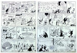 Beastenders 1 (TWO pages) art by Reg Parlett