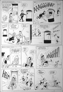 Beastenders - Clown Trouble (TWO pages) art by Reg Parlett