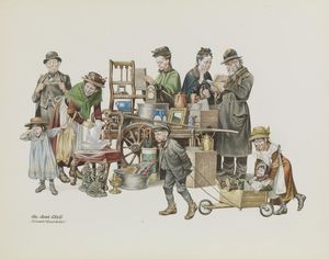 The Junk Stall art by Ron Embleton