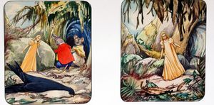 Thumbelisa: In the Forest (TWO panels) art by Nadir Quinto