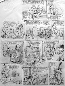 Benny Hill - Stone Deaf, Tone Deaf art by Arthur Ranson