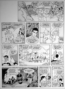 Galaxy Rangers: The Atmosphere Must Be Wrong (TWO pages) art by Arthur Ranson