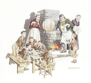 Oliver Twist - More??!! art by Ron Embleton