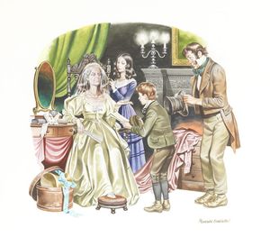 Great Expectations - Miss Haversham art by Ron Embleton