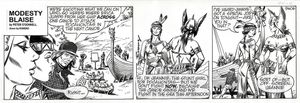 Modesty Blaise daily strip #9606 - The Stunt Girl art by Enric Badia Romero