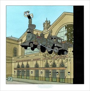 Buster Keaton art by Joost Swarte
