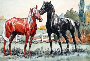 Black Beauty - Soul Mates art by Carlos Roume