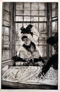 Ennuyease art by James Jacques Joseph Tissot