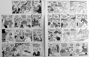 Scooby Doo: Headless Horseman (TWO pages) art by Bill Titcombe