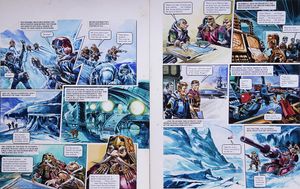 The Ice Palace from 'The Hericon/Nivation Conflict' (TWO pages) art by Gerry Wood