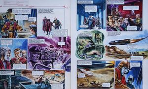 The Flowers of Forgetfulness from 'The Poisoning of Trigan's Youth' (TWO pages) art by Gerry Wood
